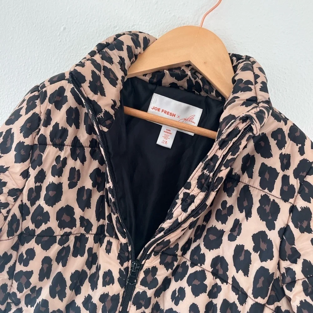Joe Fresh Leopard Print Kids Puffer Jacket